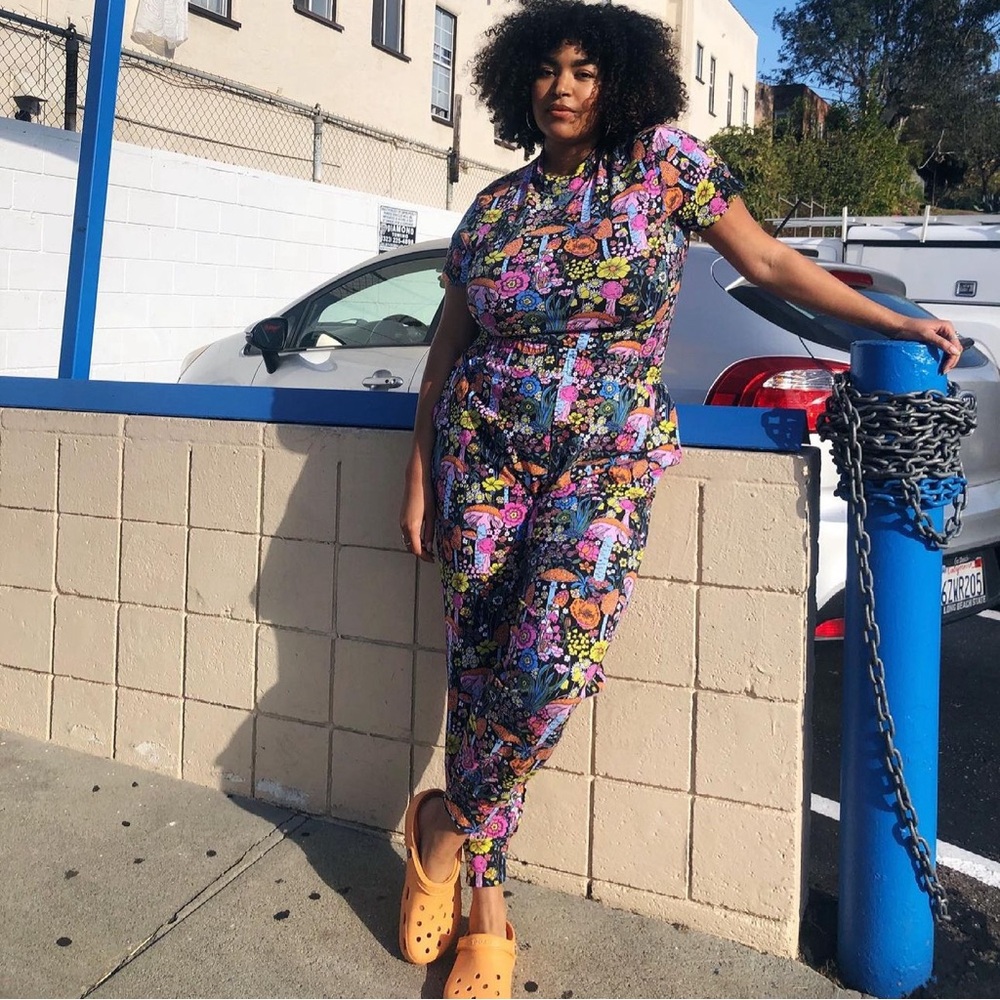 NOOWORKS Joggers Mushroom Print Size Large